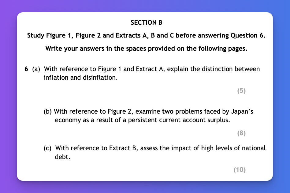A Level Economics Practice Papers